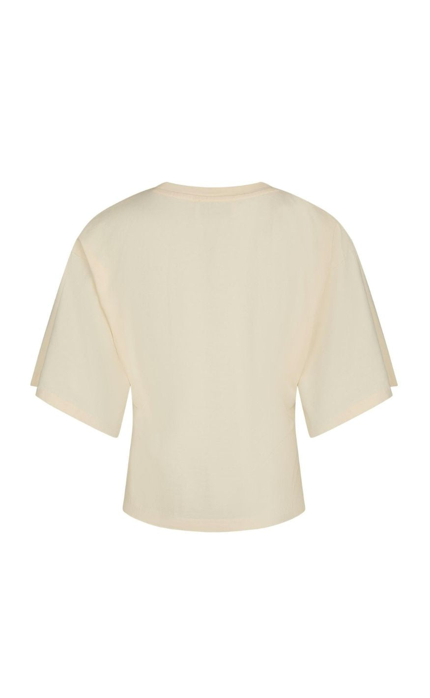 Neo Noir T-shirt - Asha Boxy Tee - Butter Yellow