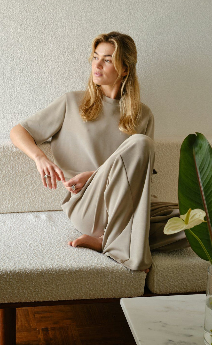 Neo Noir T-shirt - Clove Soft - Taupe