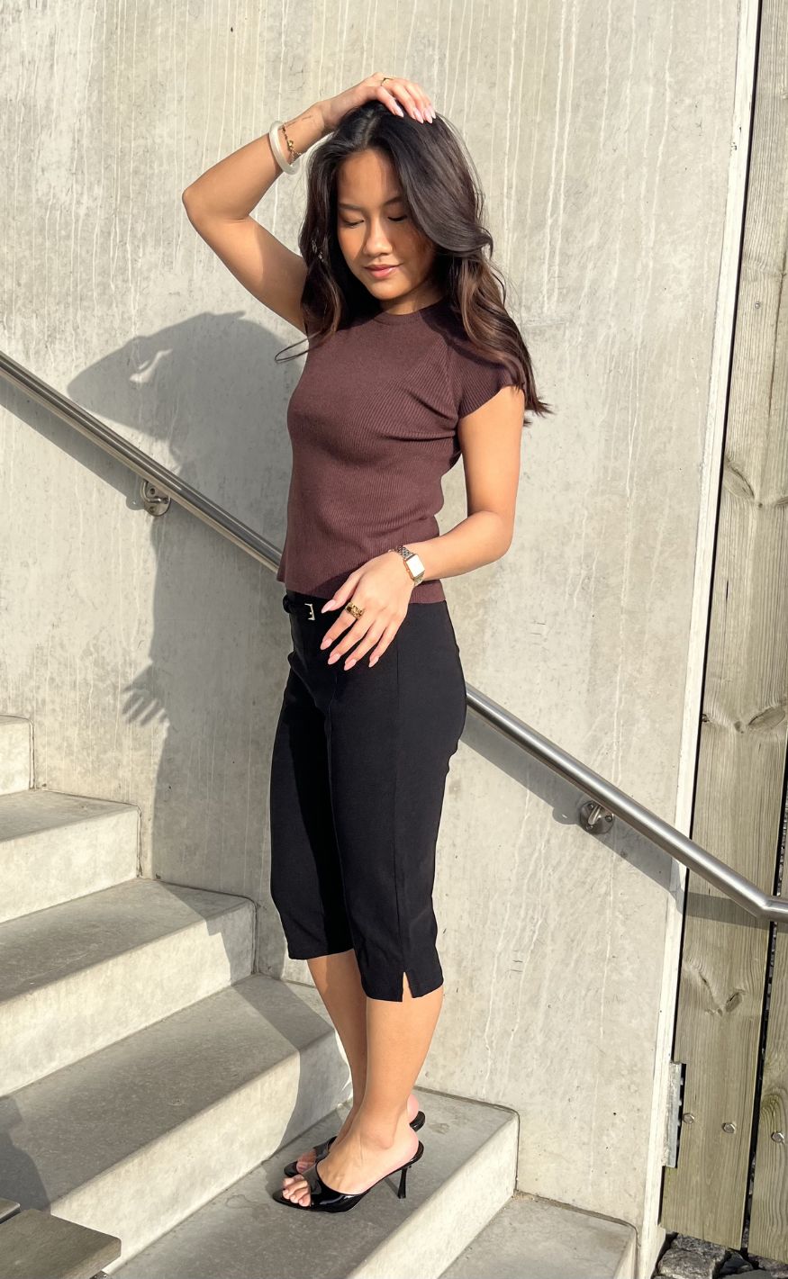 Neo Noir T-shirt - Tirra - Brown