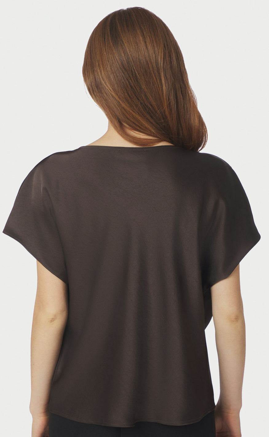 Neo Noir Top - Annabeth - Dark Brown