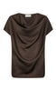 Neo Noir Top - Annabeth - Dark Brown