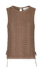 Neo Noir Top - Aritza - Dusty Brown