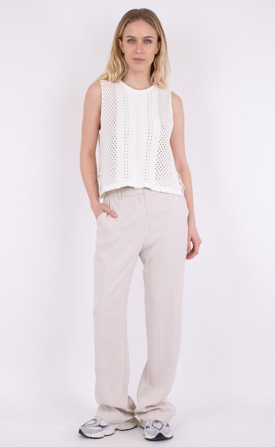 Neo Noir Top - Aza Crochet - Off White