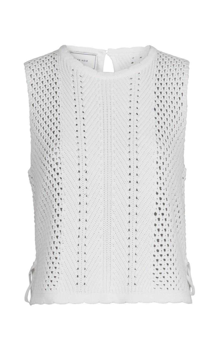 Neo Noir Top - Aza Crochet - Off White