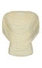 Neo Noir Top - Cottuna Drapy - Light Yellow