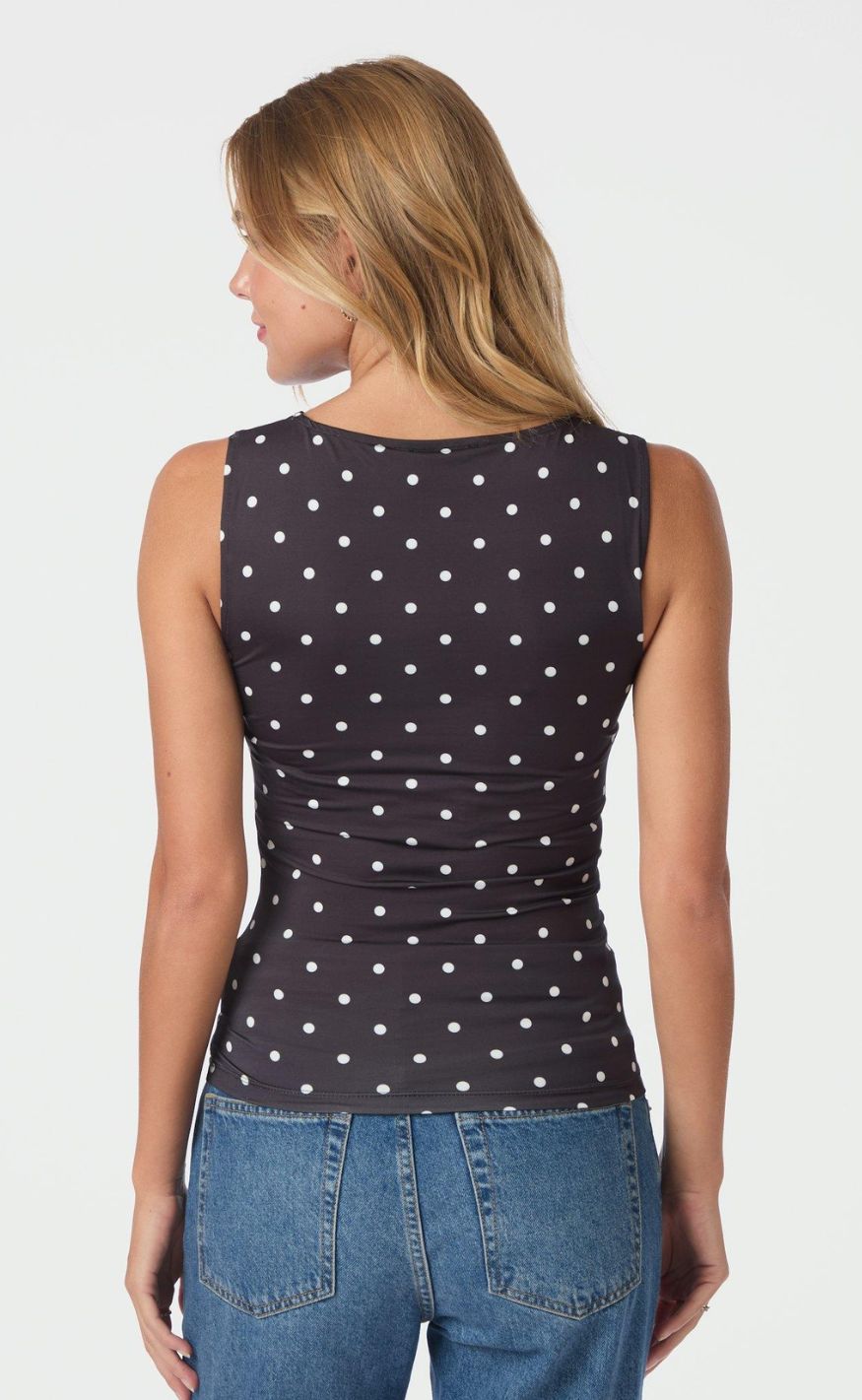 Neo Noir Top - Ditty Jersey Dot - Black