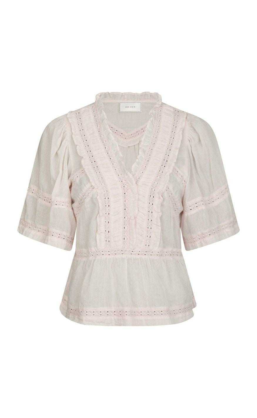 Neo Noir Top - Evienne S Voile - Light Pink