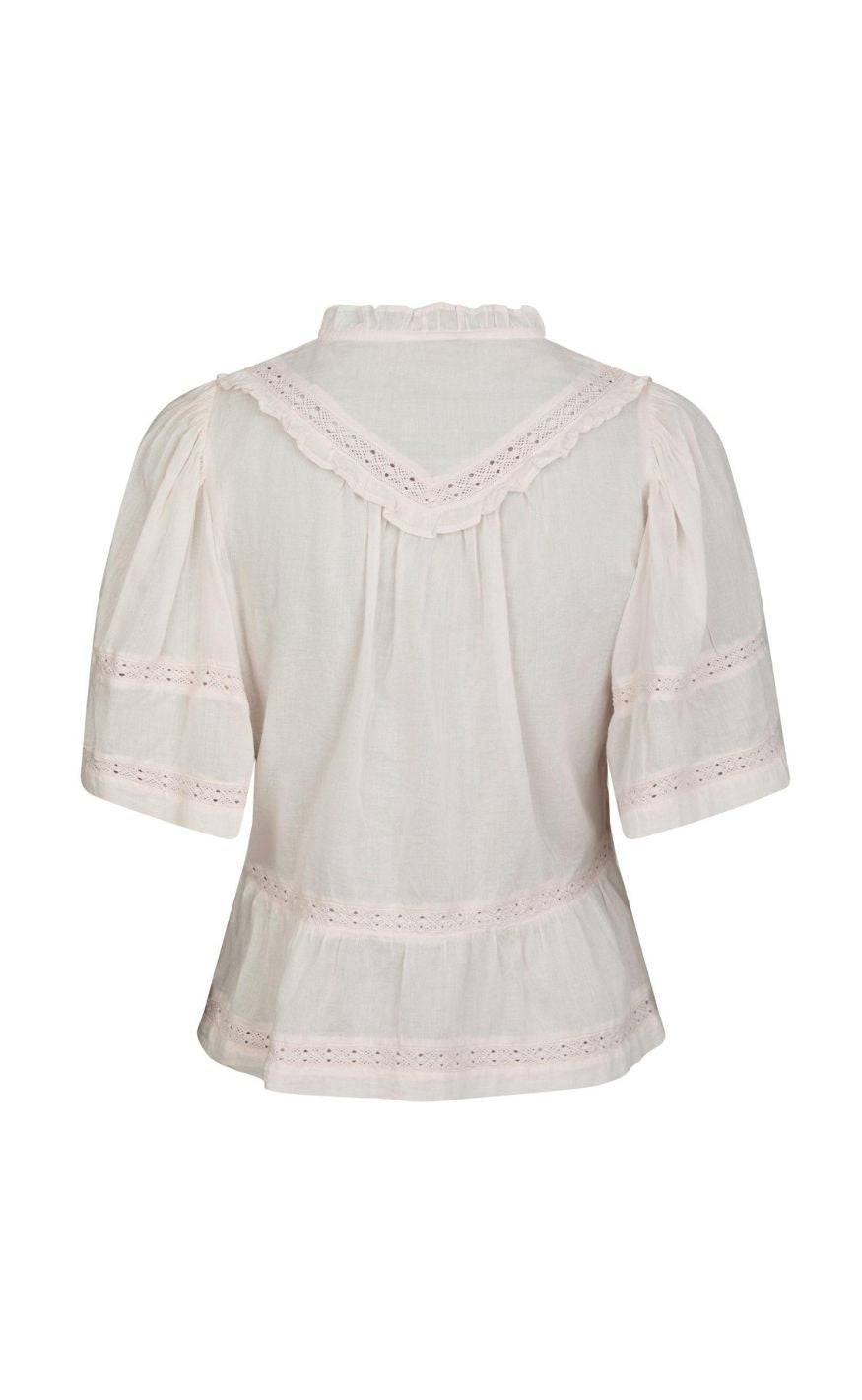 Neo Noir Top - Evienne S Voile - Light Pink