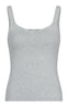 Neo Noir Top - Hanora - Light Grey Melange