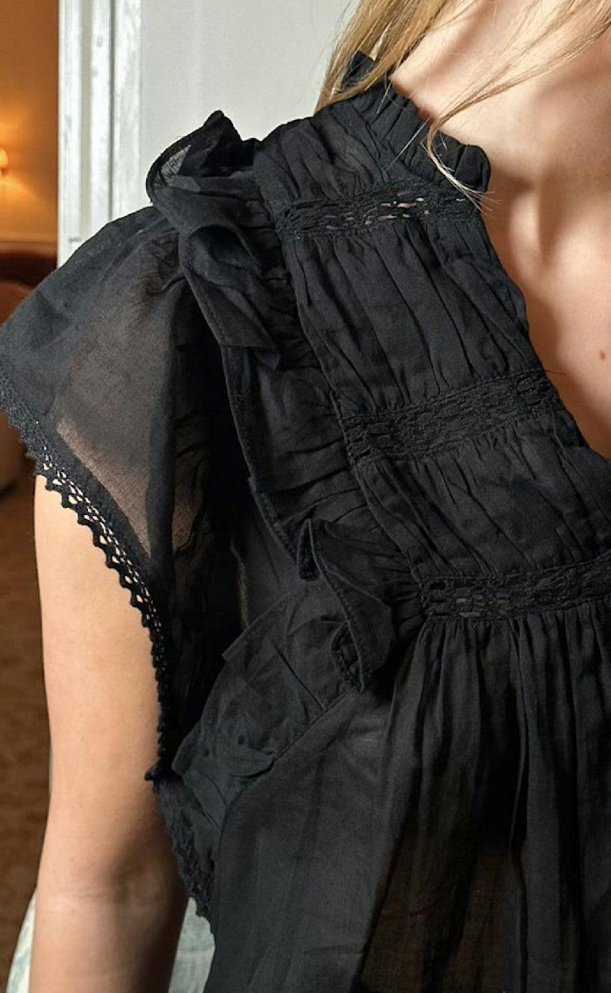 Neo Noir Top - Jayla - Black