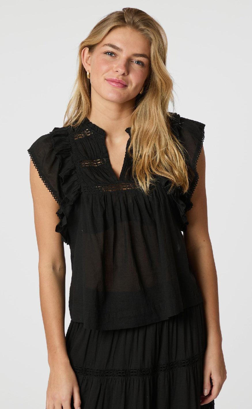Neo Noir Top - Jayla - Black