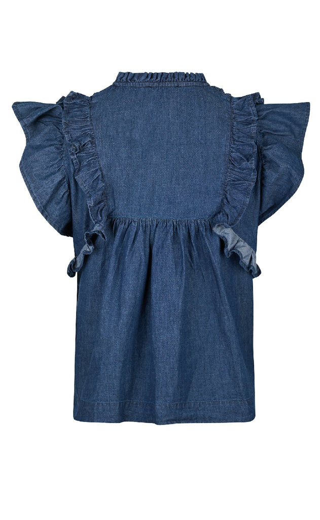 Neo Noir Top - Jayla Denim - Blue