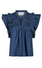 Neo Noir Top - Jayla Denim - Blue