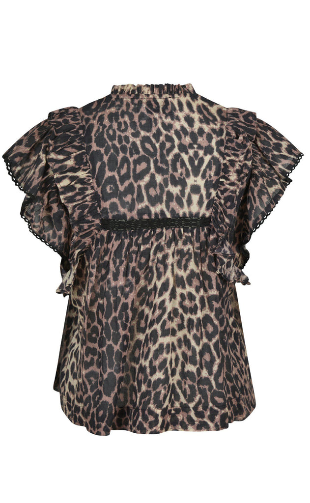 Neo Noir Top - Jayla - Leopard