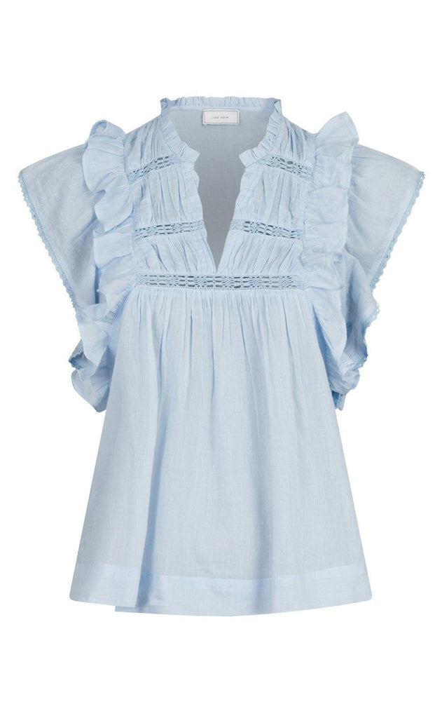 Neo Noir Top - Jayla - Light Blue