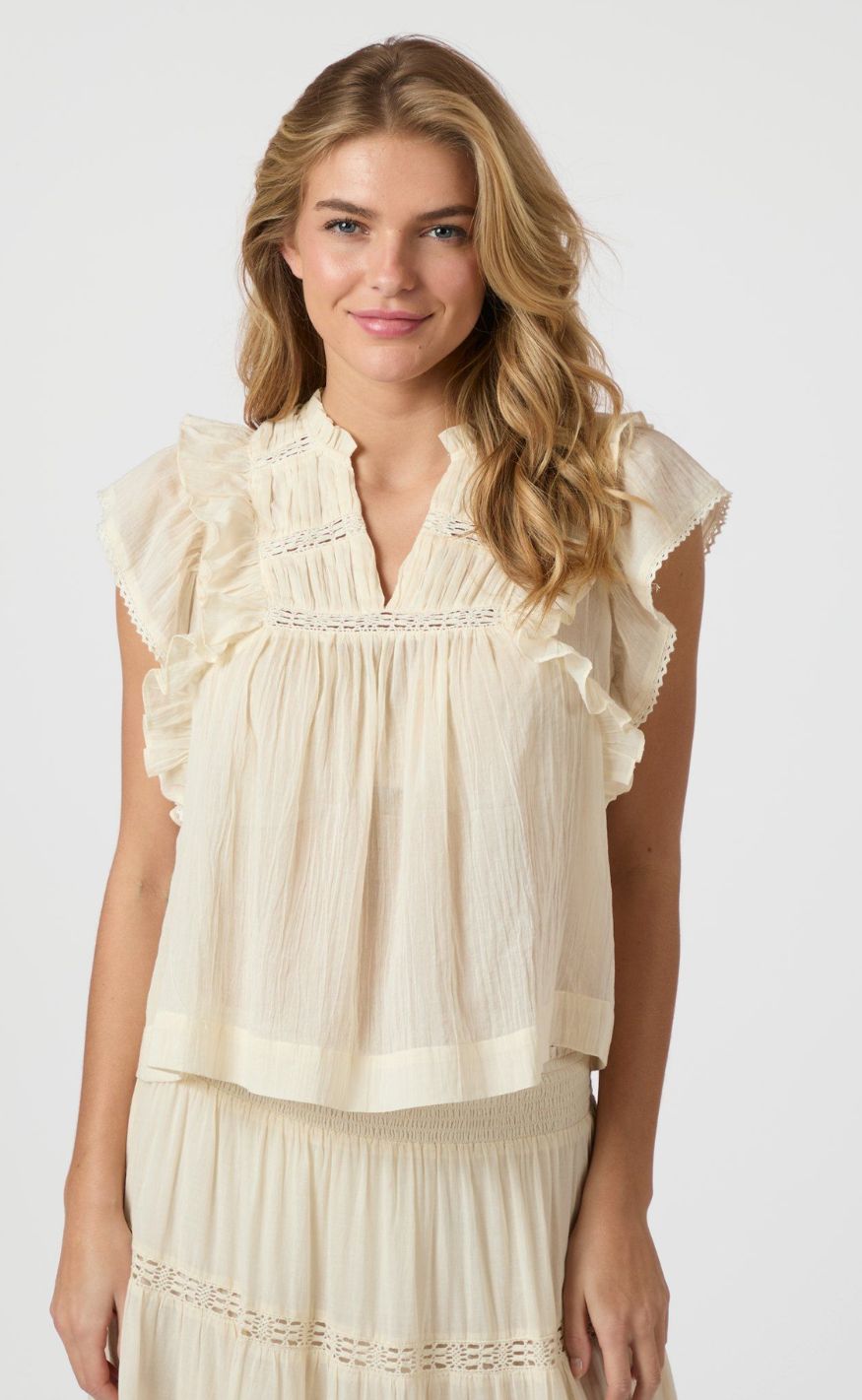 Neo Noir Top - Jayla - Light Yellow