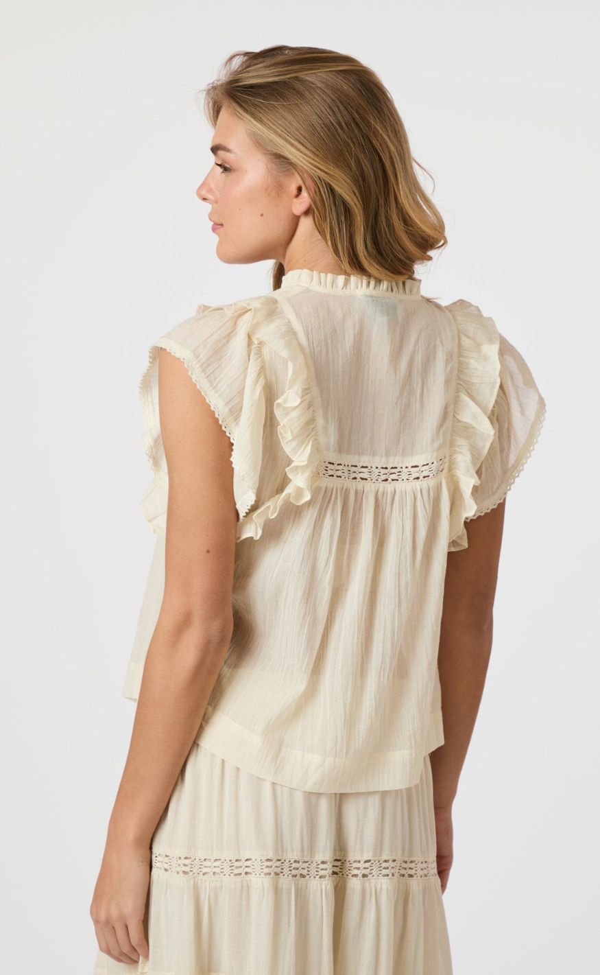 Neo Noir Top - Jayla - Light Yellow