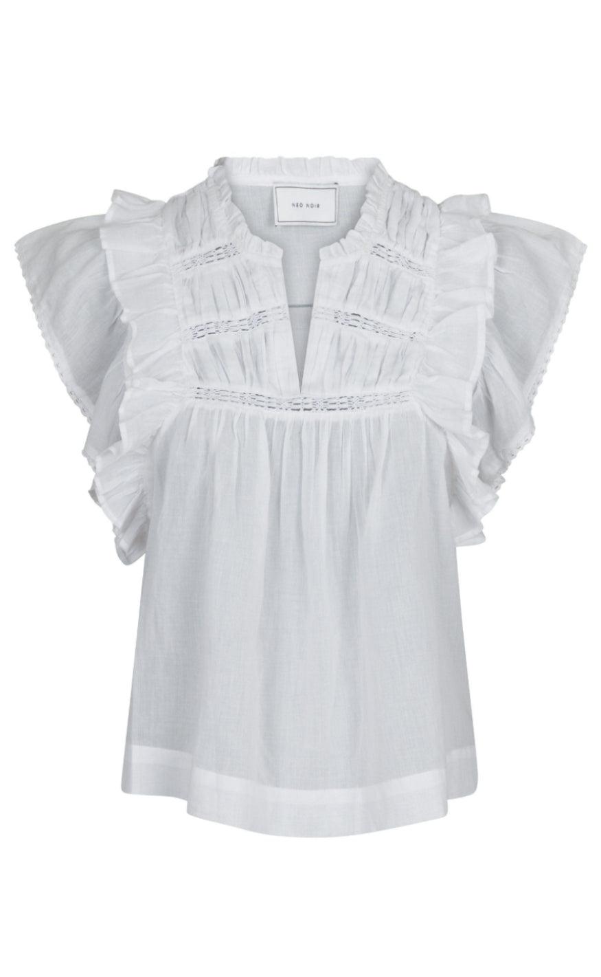 Neo Noir Top - Jayla - White