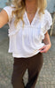 Neo Noir Top - Jayla - White