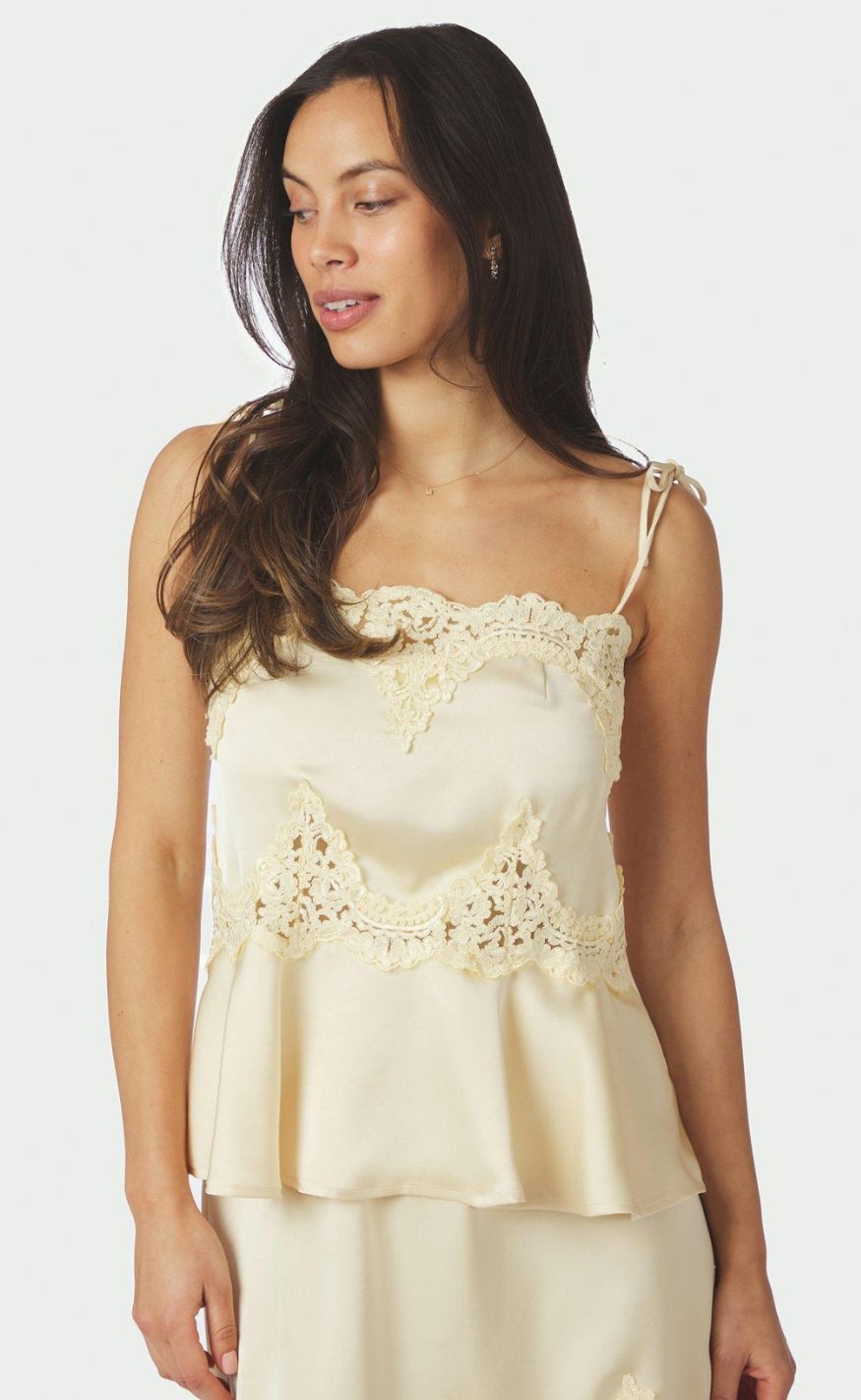 Neo Noir Top - Kaela Heavy - Light Yellow