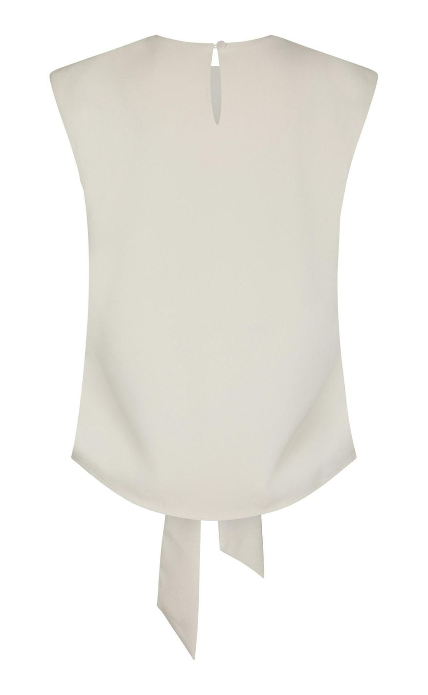 Neo Noir Top - Katarim Crepe - Ivory