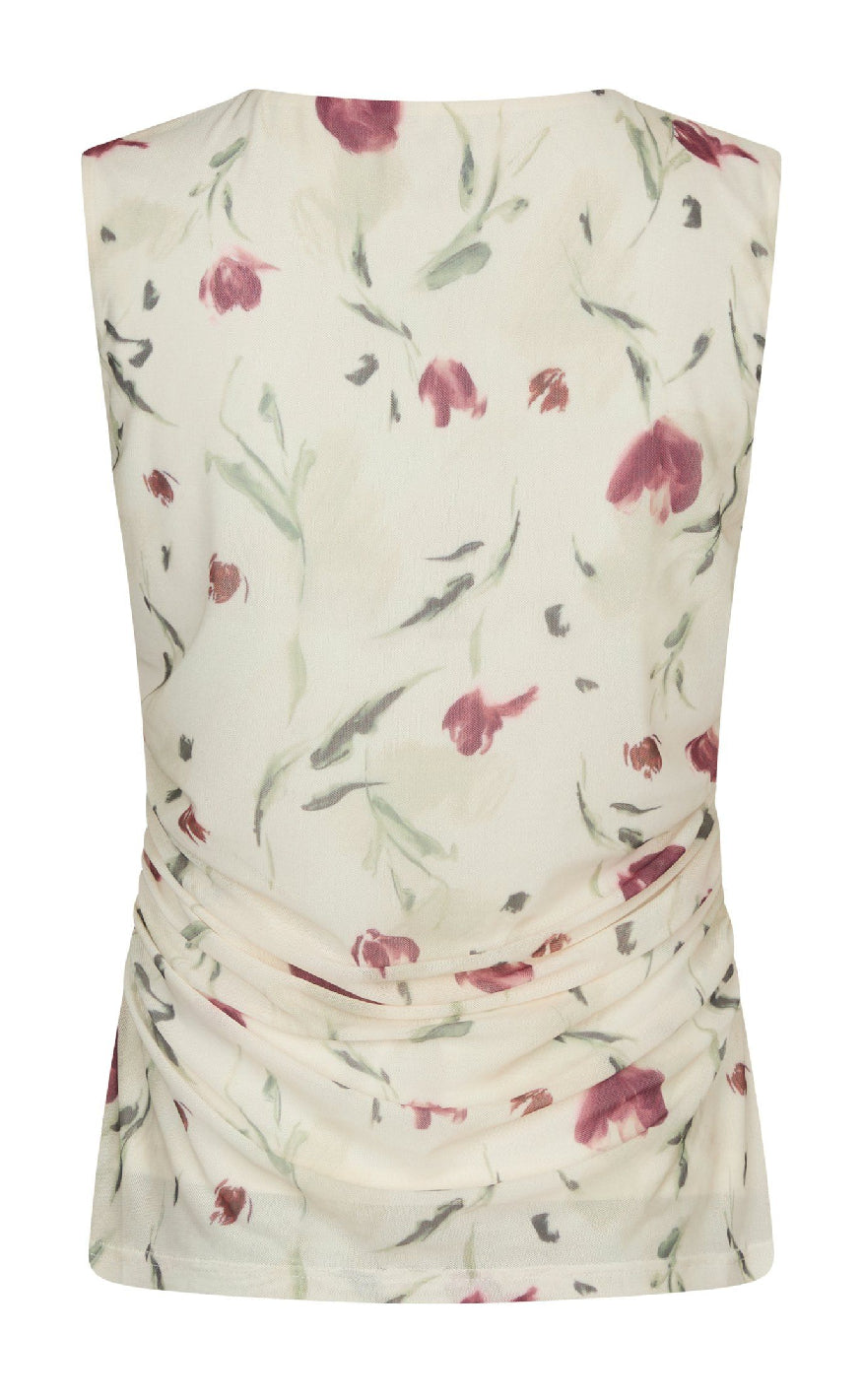 Neo Noir Top - Liblana Artist Mesh - Creme