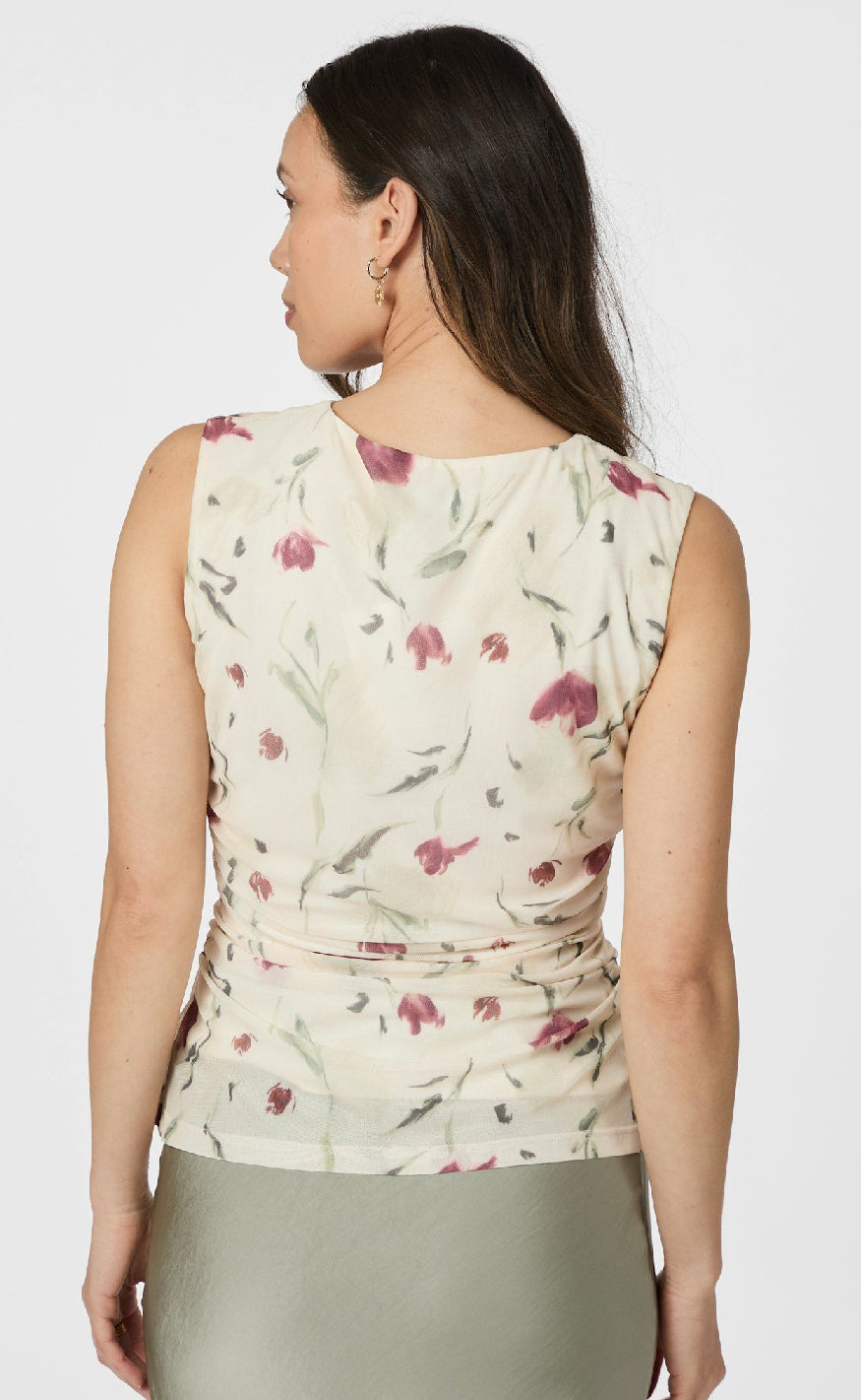 Neo Noir Top - Liblana Artist Mesh - Creme