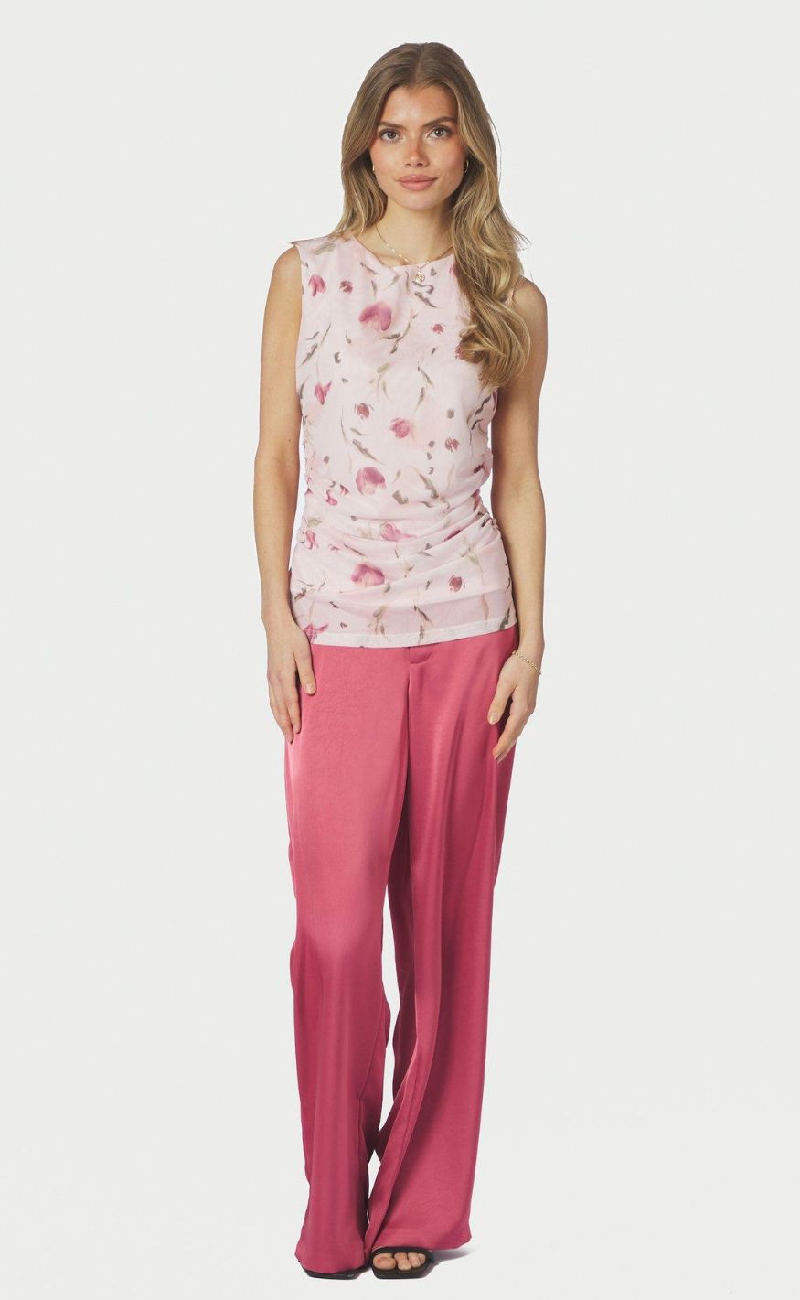 Neo Noir Top - Liblana Artist Mesh - Light Pink
