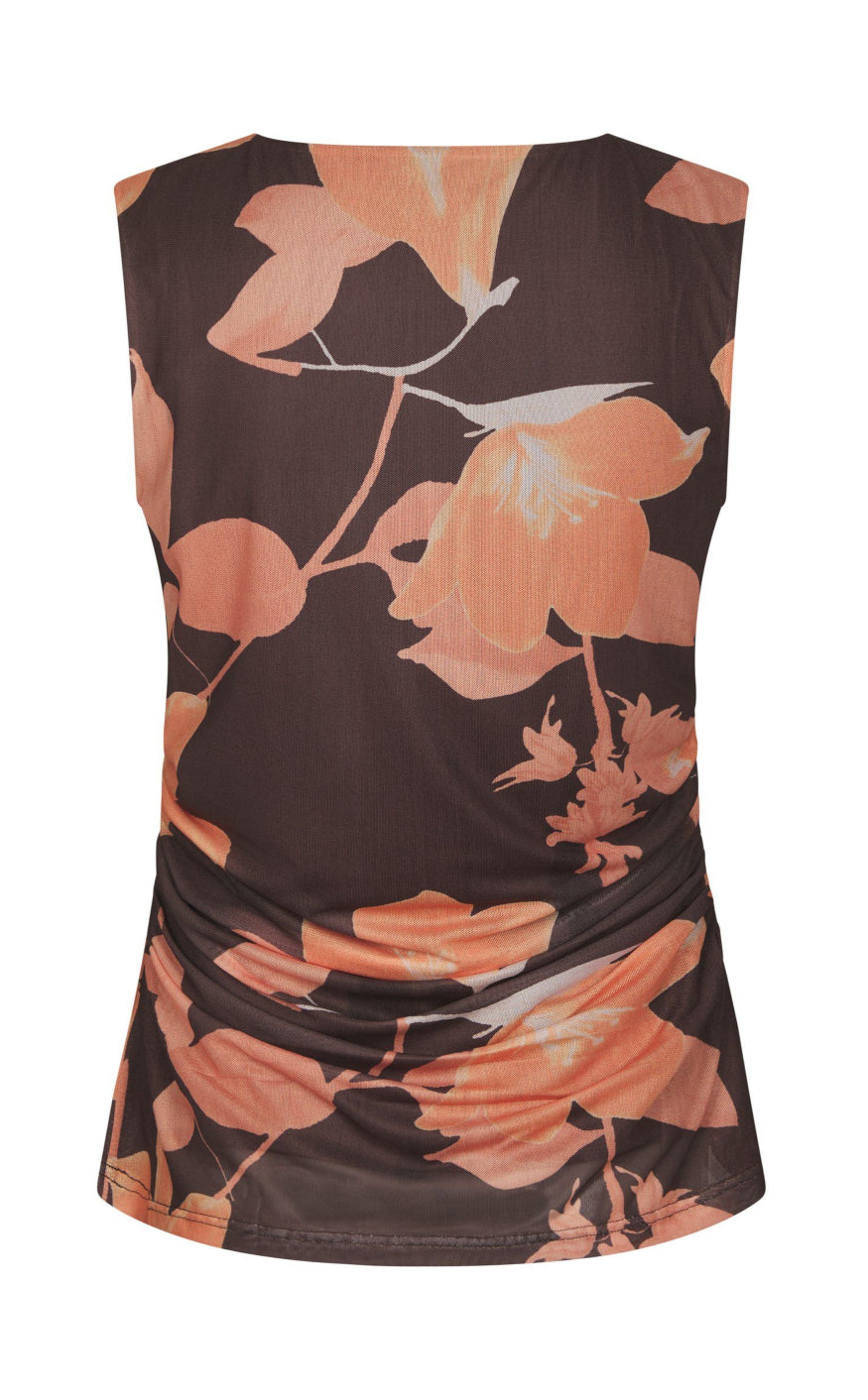 Neo Noir Top - Liblana Flower - Brown