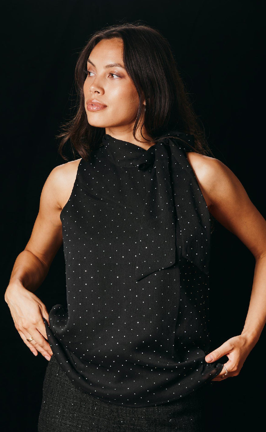 Neo Noir Top - Lorelei - Black