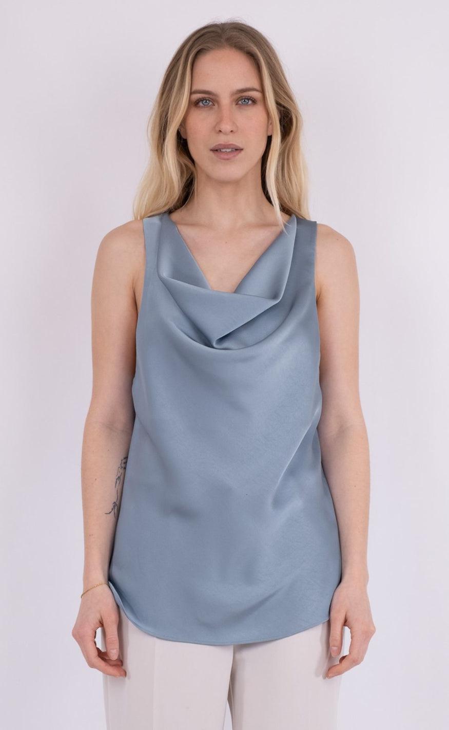 Neo Noir Top - Merle - Dove Blue
