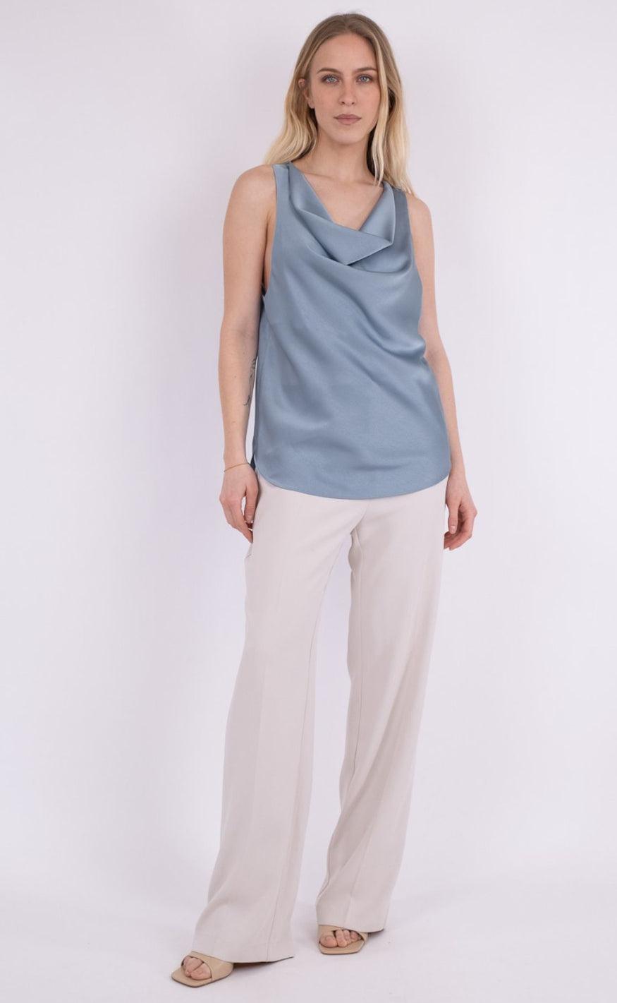 Neo Noir Top - Merle - Dove Blue