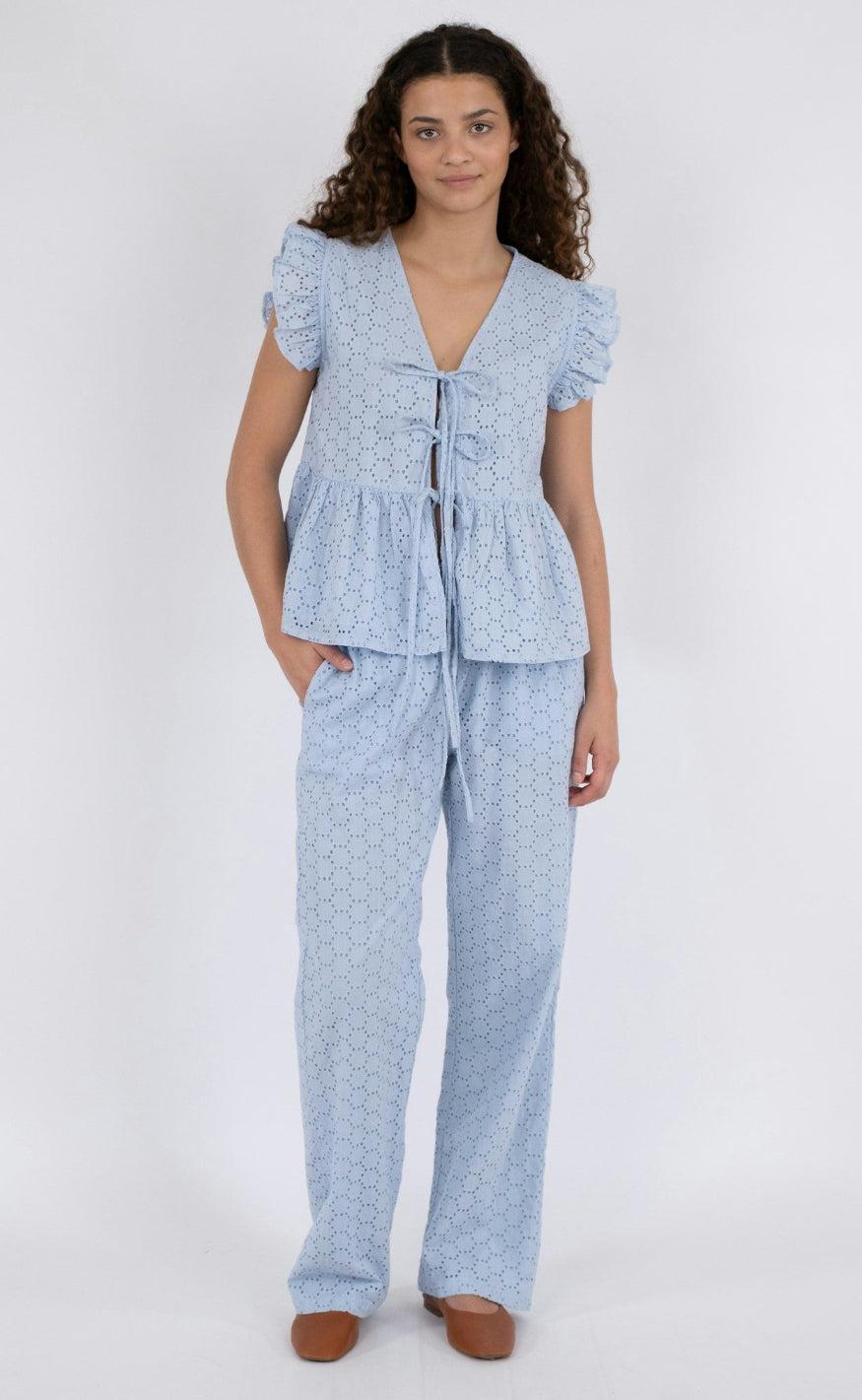 Neo Noir Top - Palasi - Light Blue