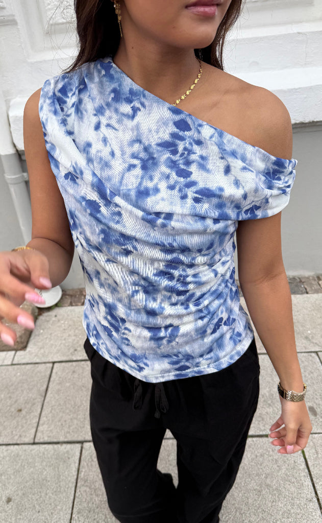 Neo Noir Top - Peri Mesh - Light Blue