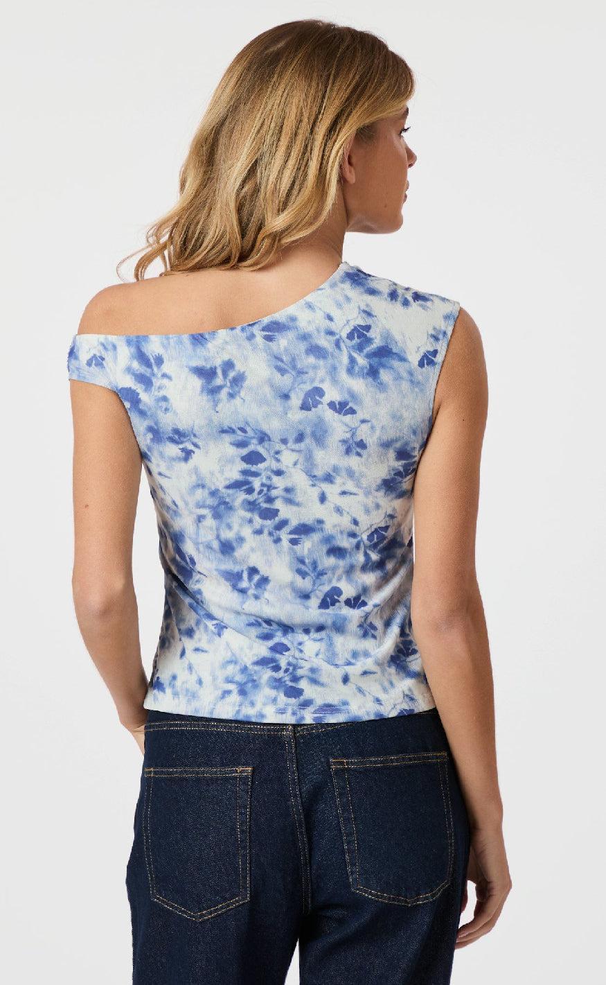 Neo Noir Top - Peri Mesh - Light Blue