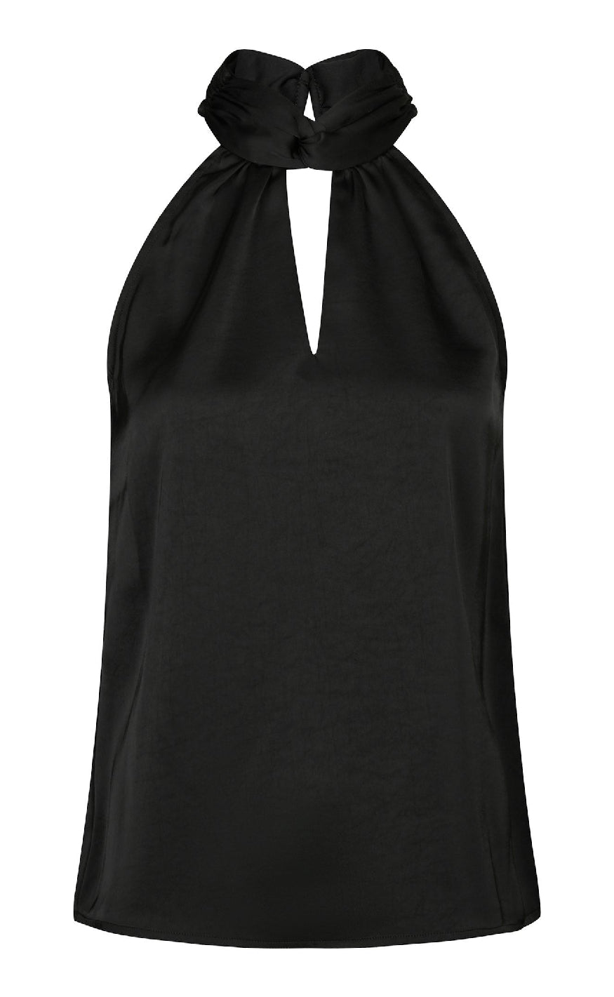 Neo Noir Top - Svala Heavy Sateen - Black