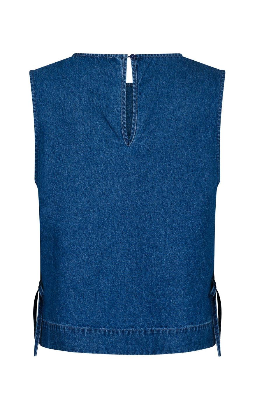 Neo Noir Top - Svetlana Denim - Blue