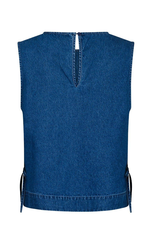 Neo Noir Top - Svetlana Denim - Blue