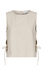 Neo Noir Top - Svetlana Linen - Sand