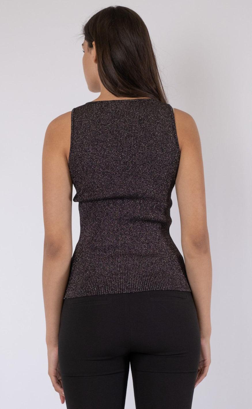 Neo Noir Top - Talia - Black