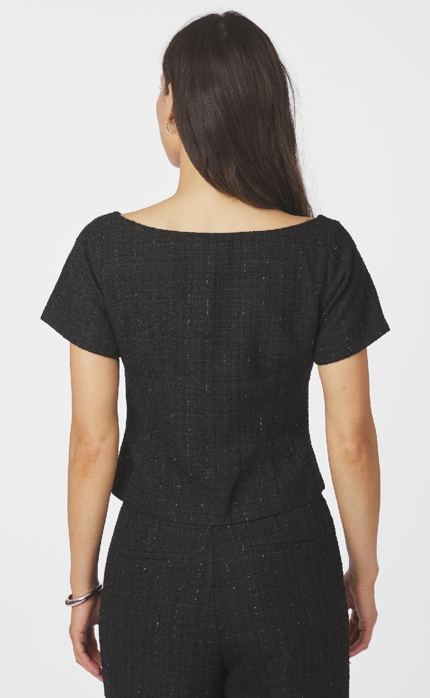 Neo Noir Top - Tango Boucle - Black