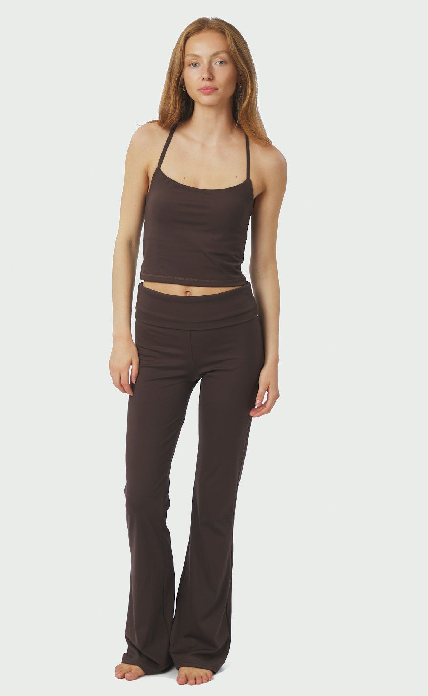 Neo Noir Top - Tirri - Chocolate Brown