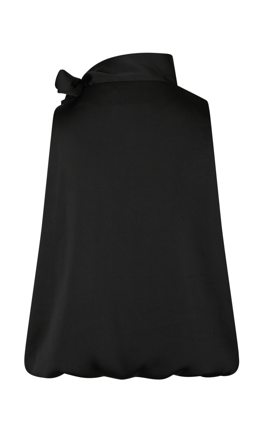 Neo Noir Top - Veda Drapy - Black