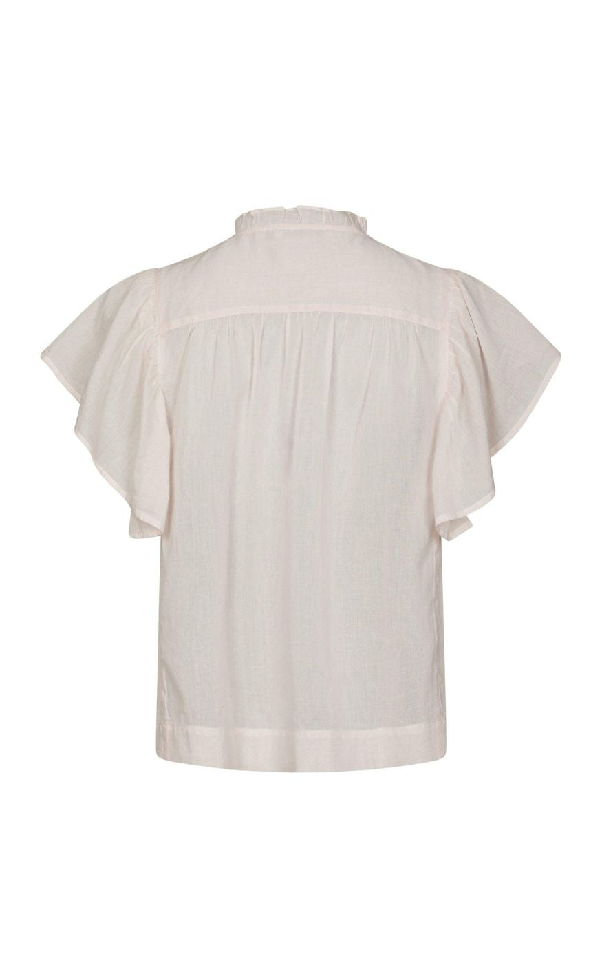 Neo Noir Top - Vinsa S Voile - Light Pink