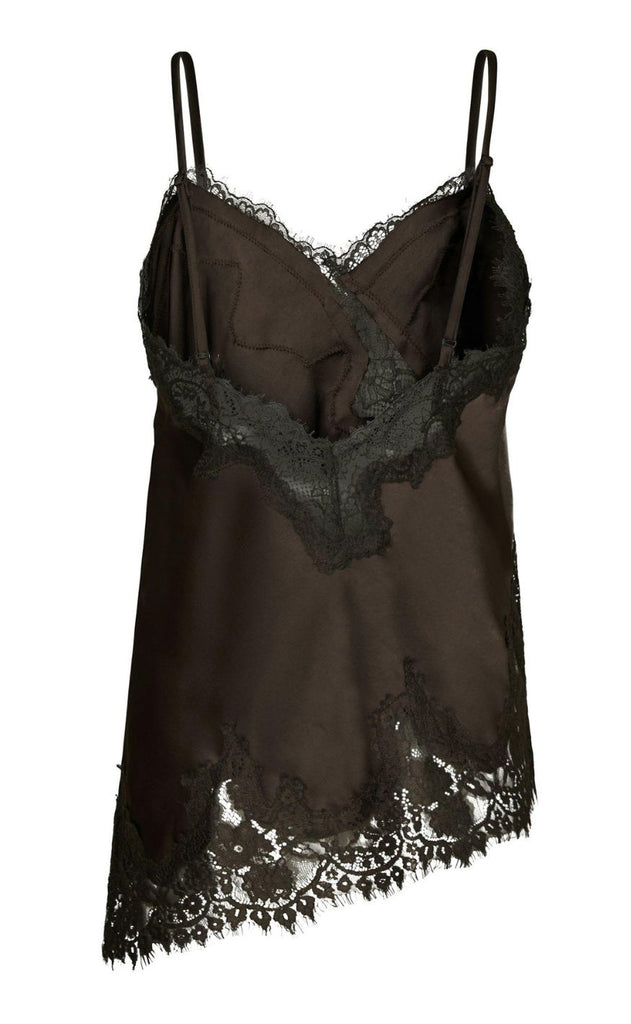 Neo Noir Top - Viole Lace - Dark Brown