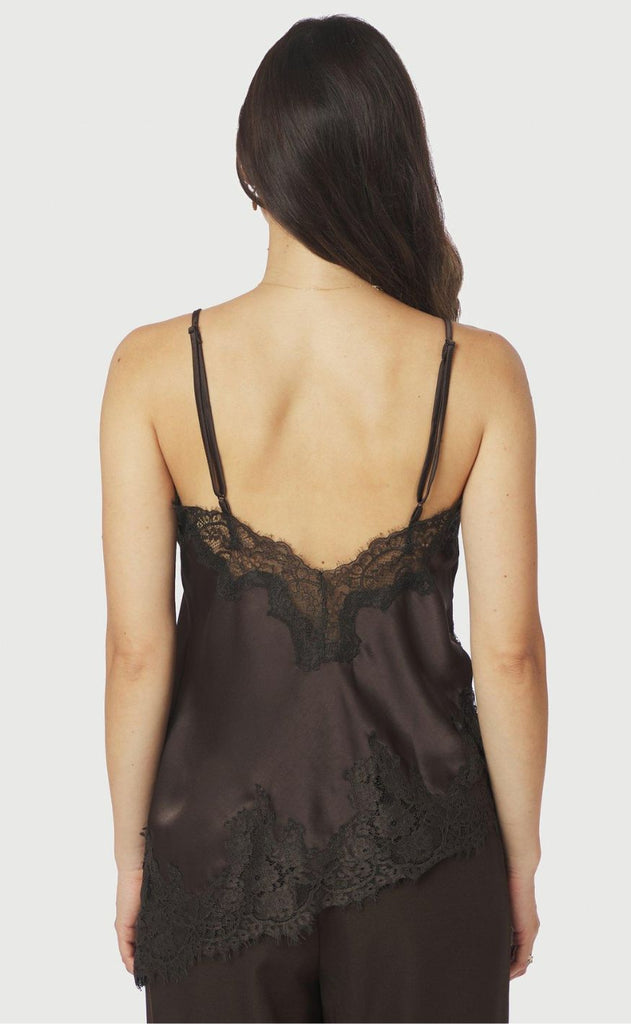 Neo Noir Top - Viole Lace - Dark Brown