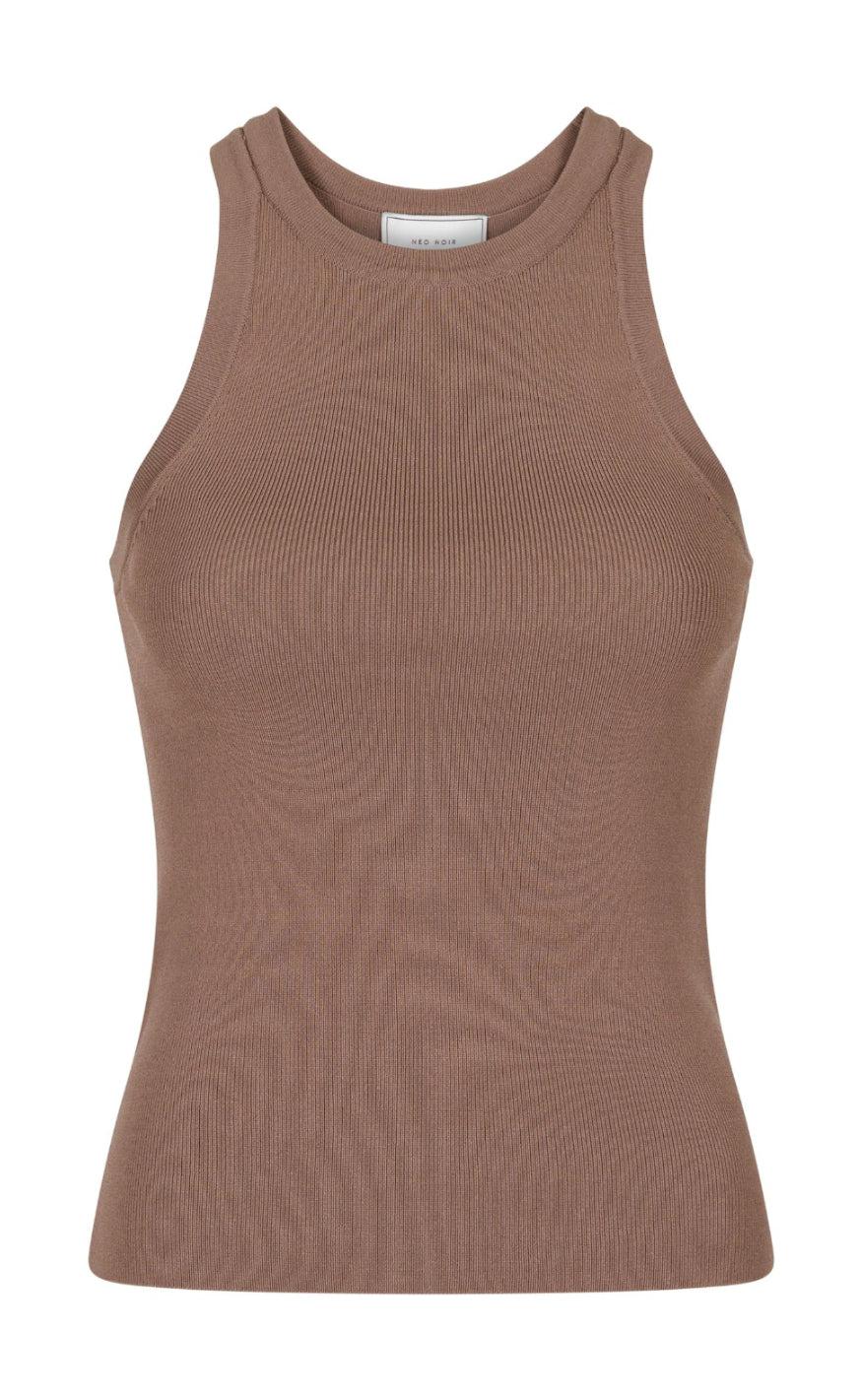 Neo Noir Top - Willy - Dusty Brown
