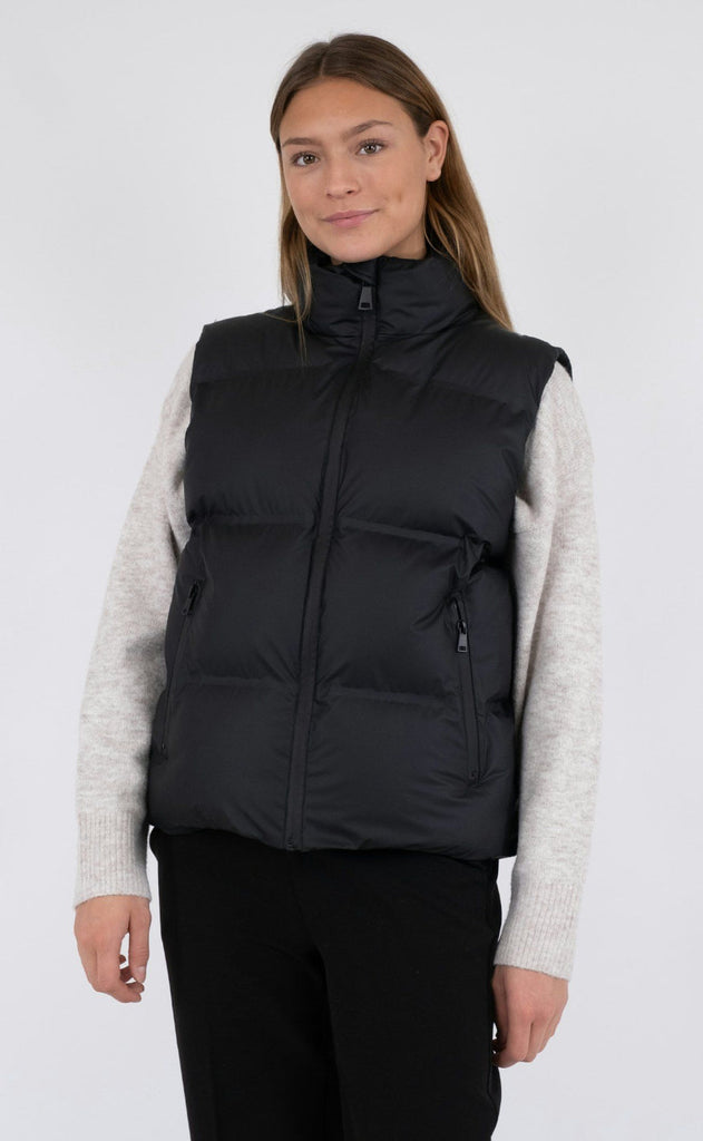 Neo Noir Vest - Annike C Puffer - Black