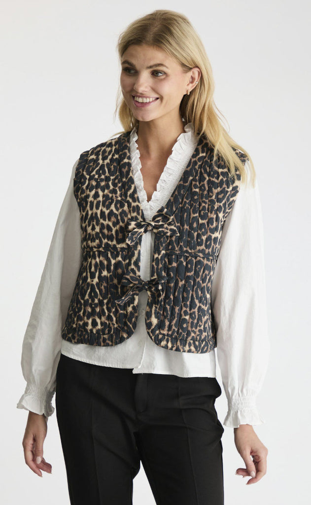 Neo Noir Vest - Crissa - Leopard