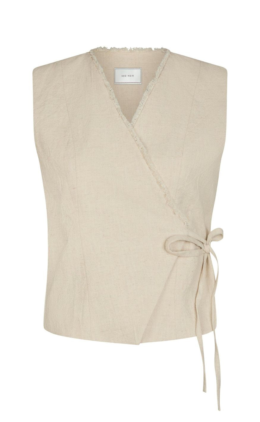 Neo Noir Vest - Filora Ramie - Natural